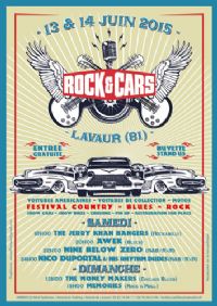Festival ROCK and CARS. Du 14 au 15 juin 2014 à lavaur. Tarn. 